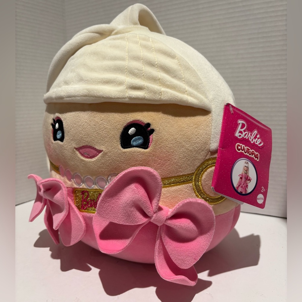 Barbie Cuutopia 10" Plush Stuffed Doll NEW w Tags Pink Collectible Plushie